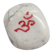 Howlite Tumbled Stone - Love Rocks